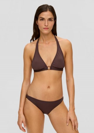 s.Oliver Triangel Bikini-Top - dunkelbraun