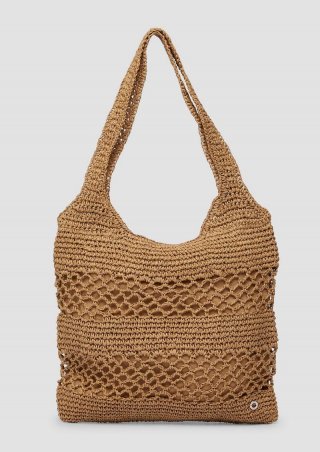 s.Oliver Shopper aus Raffia - sandstein