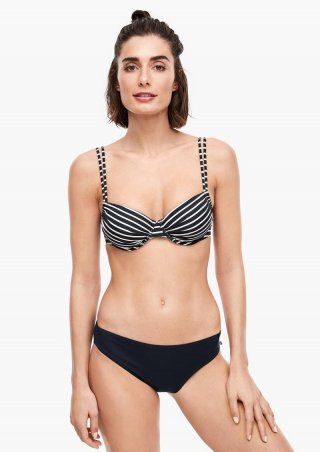 s.Oliver Bikini-Panty aus Mikrofaser - schwarz