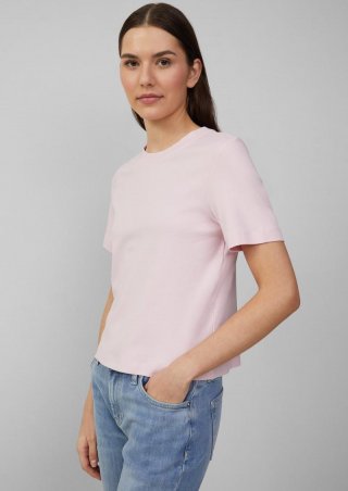s.Oliver Verkürztes T-Shirt aus Interlockjersey - zartrosa