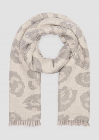 s.Oliver Schal mit Print - beige