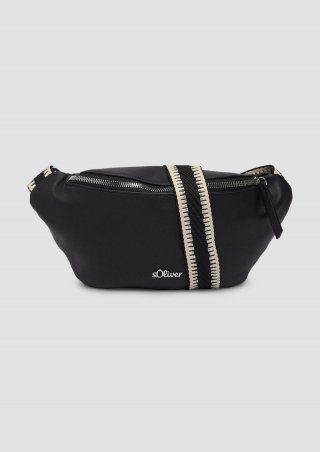 s.Oliver Crossbody-Bag mit abnehmbarem und längenverstellbarem Gurt - schwarz