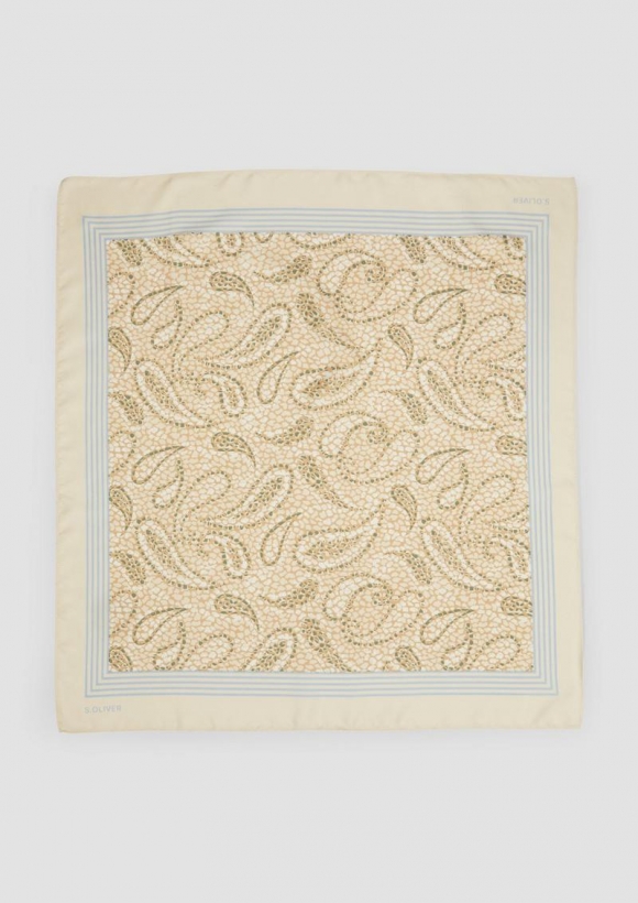 s.Oliver Nickituch mit Paisley-Artwork - sandstein