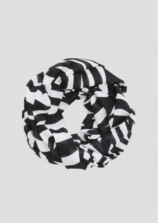 s.Oliver Loop-Schal aus Viskose - schwarz