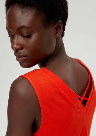 s.Oliver Top aus Modalmix - dunkelorange