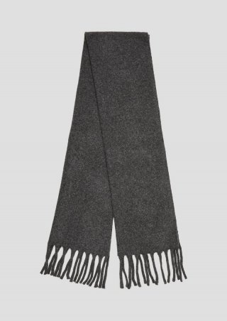 s.Oliver Schal mit Strickmuster - graphit