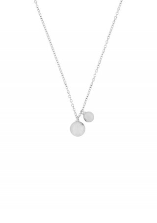 s.Oliver Silber-Halsskette mit Anhänger - silber