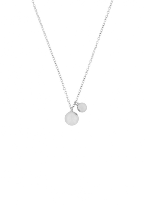 s.Oliver Silber-Halsskette mit Anhänger - silber