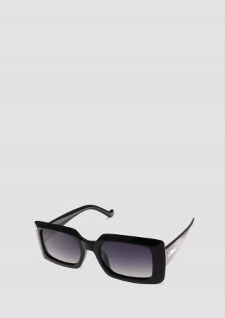 s.Oliver Sonnenbrille mit eckigem Rahmen - schwarz