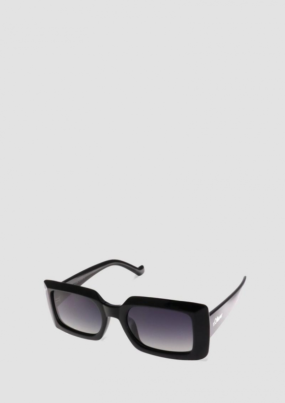 s.Oliver Sonnenbrille mit eckigem Rahmen - schwarz