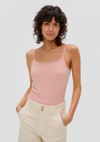 s.Oliver Top aus Baumwollmix - rosa