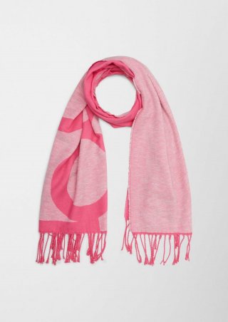 s.Oliver Schal aus Doubleface - pink
