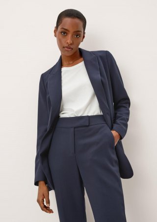 s.Oliver Longblazer aus Viskosemix - navy