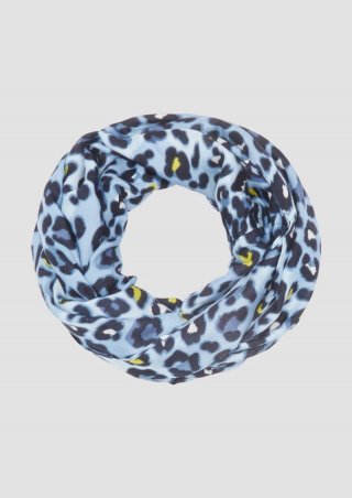s.Oliver Loop-Schal aus Viskose - blau