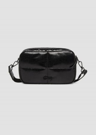 s.Oliver Mini-Bag aus Kunstleder - schwarz