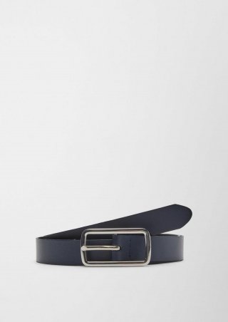 s.Oliver Gürtel aus Leder - navy