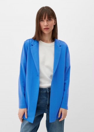 s.Oliver Sweatblazer im Loose fit - royalblau