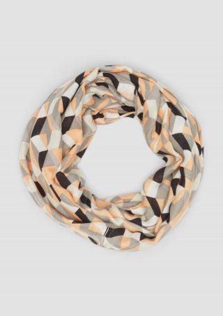 s.Oliver Loop-Schal mit All-over-Grafikprint - mango