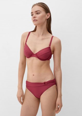 s.Oliver Bikini-Top mit Bügel - bordeaux