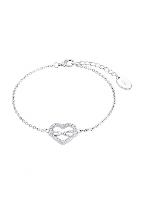 s.Oliver Silber-Armband Herz/Infinity - silber