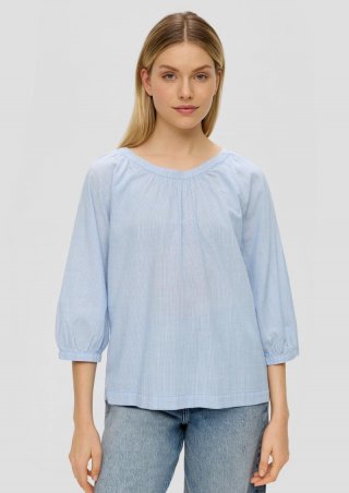 s.Oliver Bluse mit Raglanärmeln - royalblau