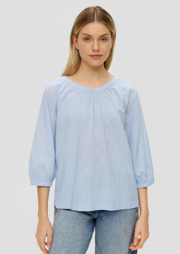 s.Oliver Bluse mit Raglanärmeln - royalblau