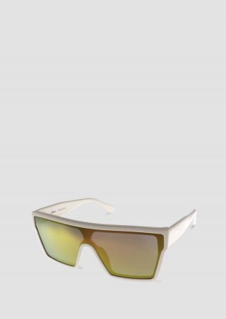 s.Oliver Sonnenbrille mit eckigem Rahmen - weiß