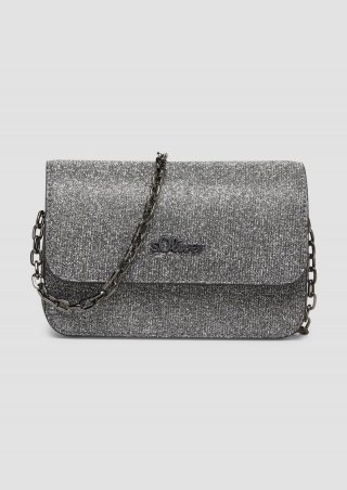 s.Oliver Shoulder-Bag in schimmernder Optik - bronze