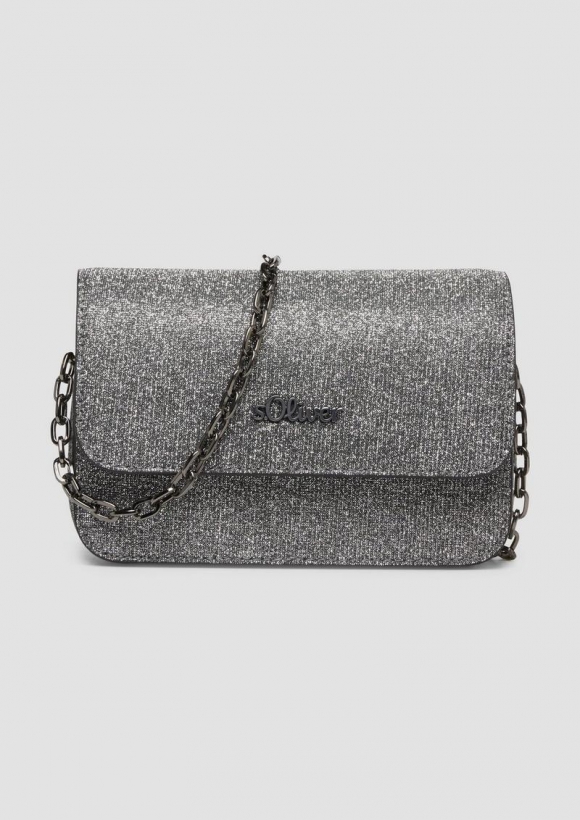 s.Oliver Shoulder-Bag in schimmernder Optik - bronze