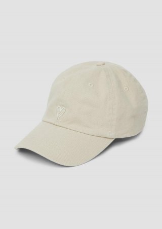s.Oliver Cap aus Baumwolle mit Stickerei - beige