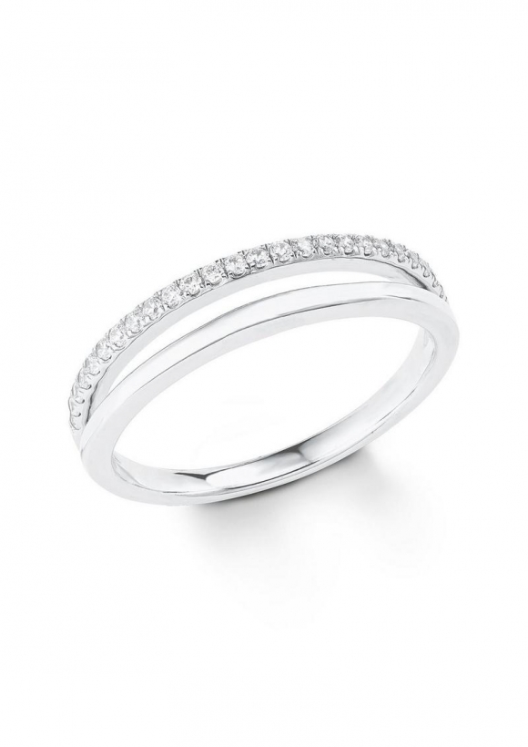 s.Oliver Silbering mit Zirkonia - silber
