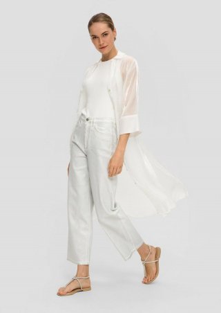 s.Oliver Longbluse mit 3/4-Arm - ecru