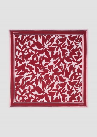 s.Oliver Tuch mit All-over-Print - rubinrot