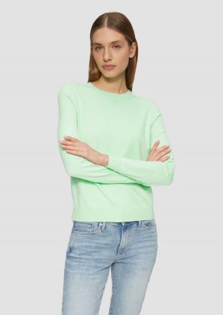 s.Oliver Strickpullover aus Viskosemix - minze