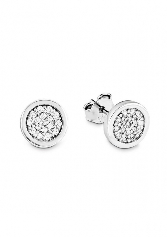 s.Oliver Ohrstecker mit Zirkonia - silber