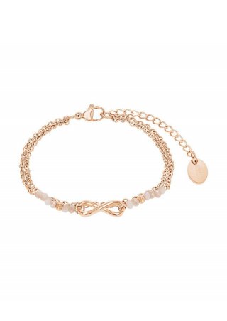 s.Oliver Armband 'Infinity' aus Edelstahl - roségold