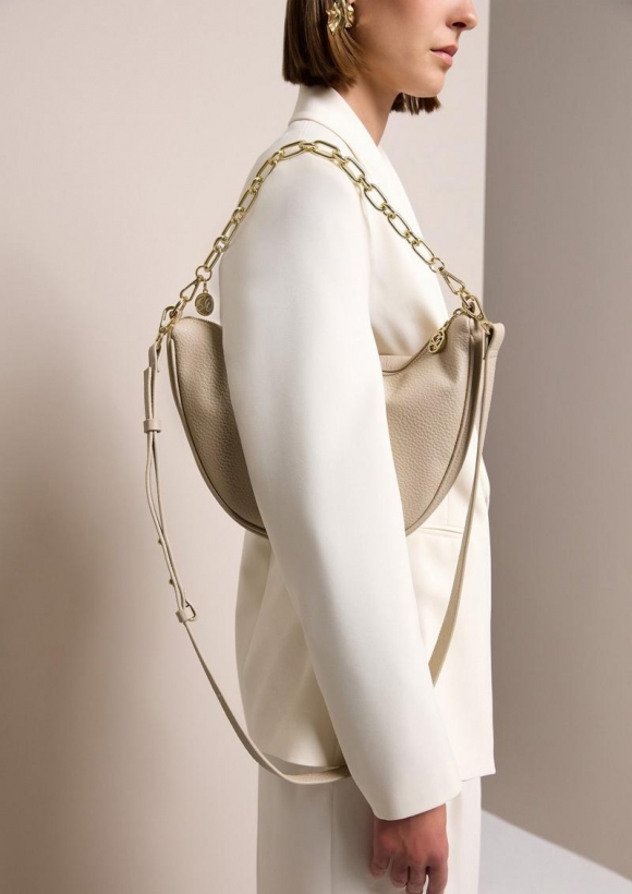 s.Oliver Hobo-Bag mit Kette - beige