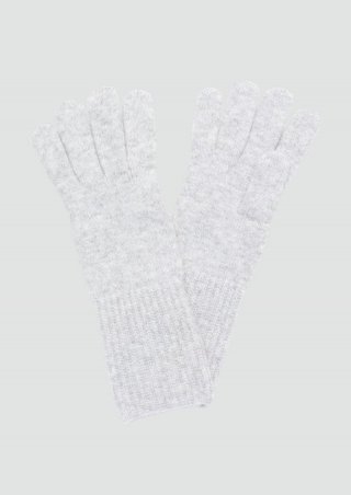 s.Oliver Handschuhe in Woll-Optik - grau meliert