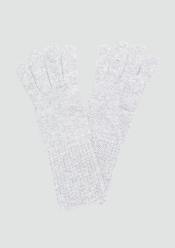 s.Oliver Handschuhe in Woll-Optik - grau meliert