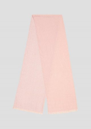 s.Oliver Leichter Schal mit Glitzergarn - rosa