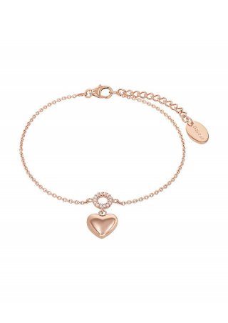 s.Oliver Armkette rosévergoldet aus Silber - roségold