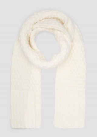 s.Oliver Schal mit Musterstruktur - beige
