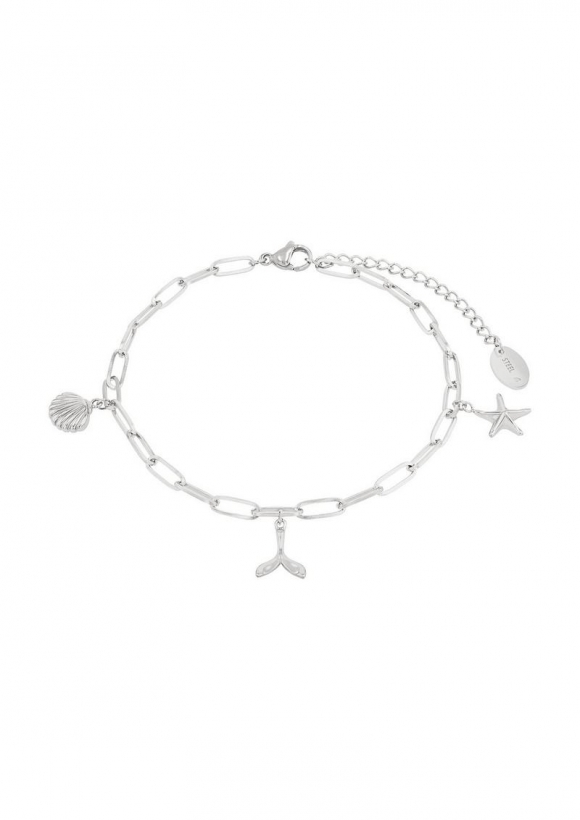 s.Oliver Fußkettchen aus Edelstahl - silber