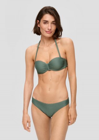 s.Oliver Bandeau-Bikini mit Bügeln - olivgrün