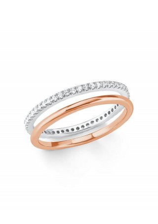 s.Oliver Steck-Ringe aus Silber - roségold