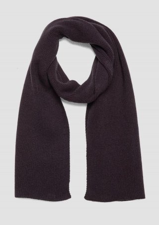 s.Oliver Strickschal aus Viskosemix - aubergine
