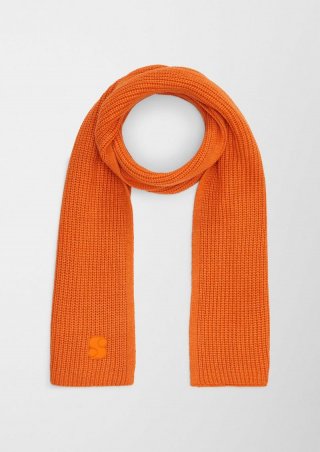 s.Oliver Strickschal aus Viskosemix - orange