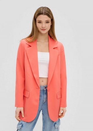 s.Oliver Longblazer mit Taftfutter - koralle