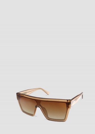 s.Oliver Sonnenbrille mit eckigem Rahmen - helles beige