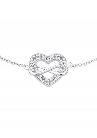 s.Oliver Armschmuck aus Silber mit Zirkonia - silber